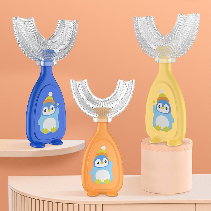 Silicone Baby Soft U-Shape Toothbrush Rswank