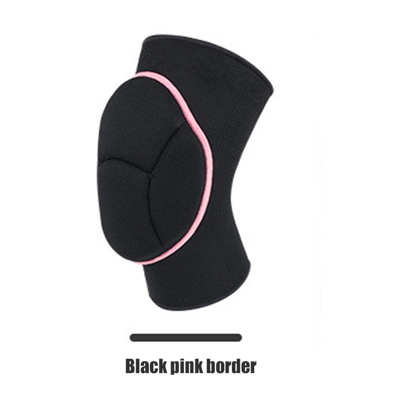 Girl Sports Compression Knee Pads Elastic Protector Thickening Sponge Knee Brace Support Rswank