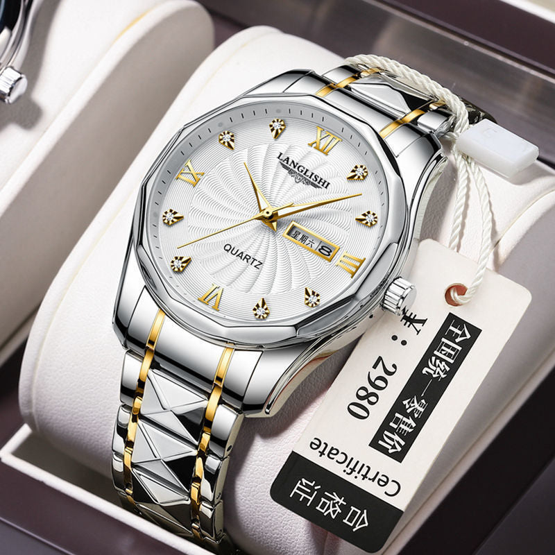 Stainless Steel Men Watch Luxury Brand Waterproof