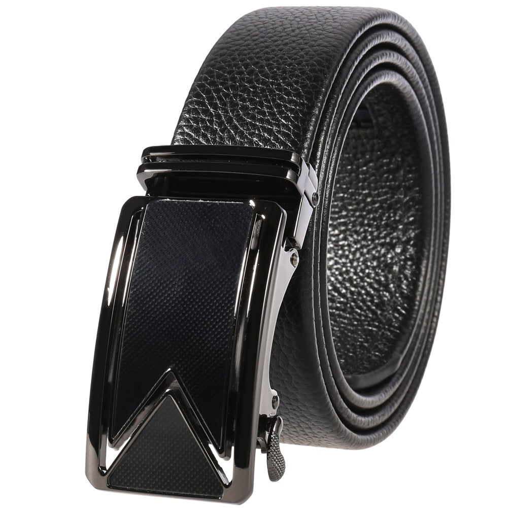 Brand Simple Casual Men's Leather Belt Designer Luxury Cowhide Belt Rswank