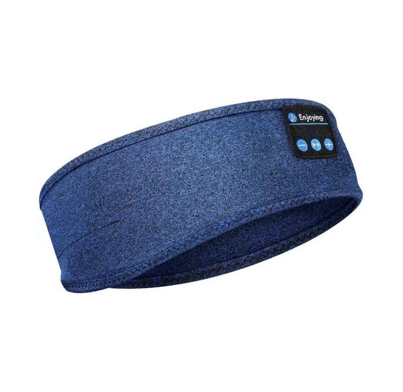 Sleep Mask Bluetooth Sleeping Headphones Headband Thin Soft Elastic Comfortable Wireless Music Headset Eye Mask For Side Sleeper Rswank