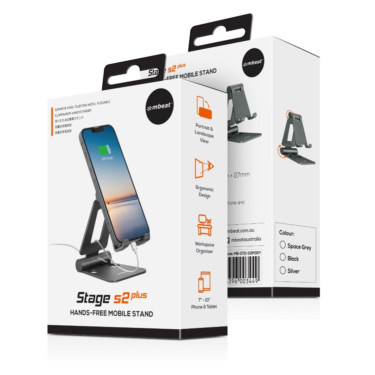 mbeat Stage S2+ Hands-Free Mobile Stand