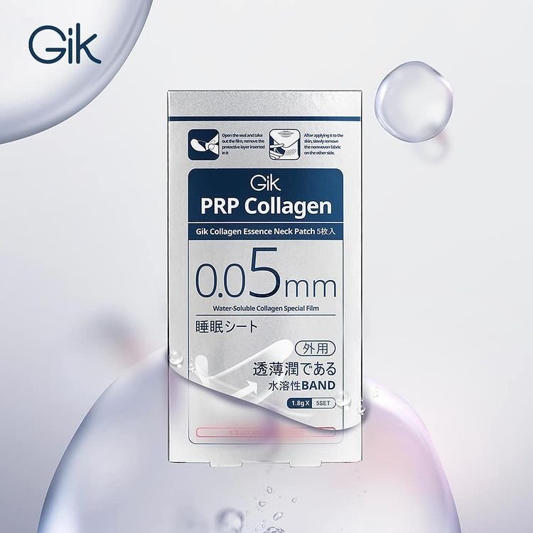 GIK PRP Collagen Essence Eye & Smile-Line/Neck Patch 5PCS Henk