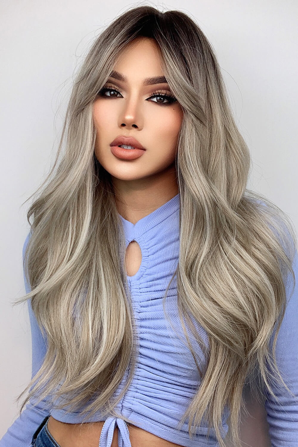 Full Machine Long Wave Wigs 26'' Trendsi