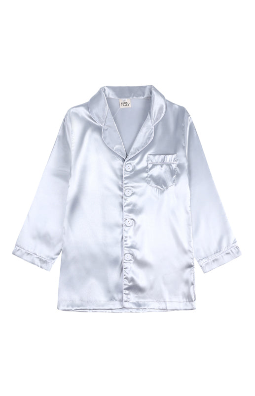 Children's Satin Long Sleeve Home Pyjama Sets