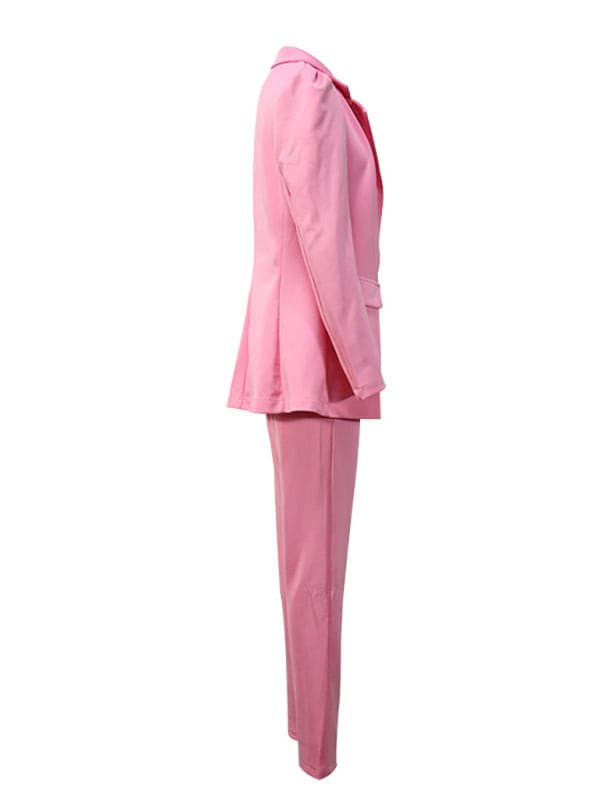 Women's fashionable temperament lapel suit kakaclo