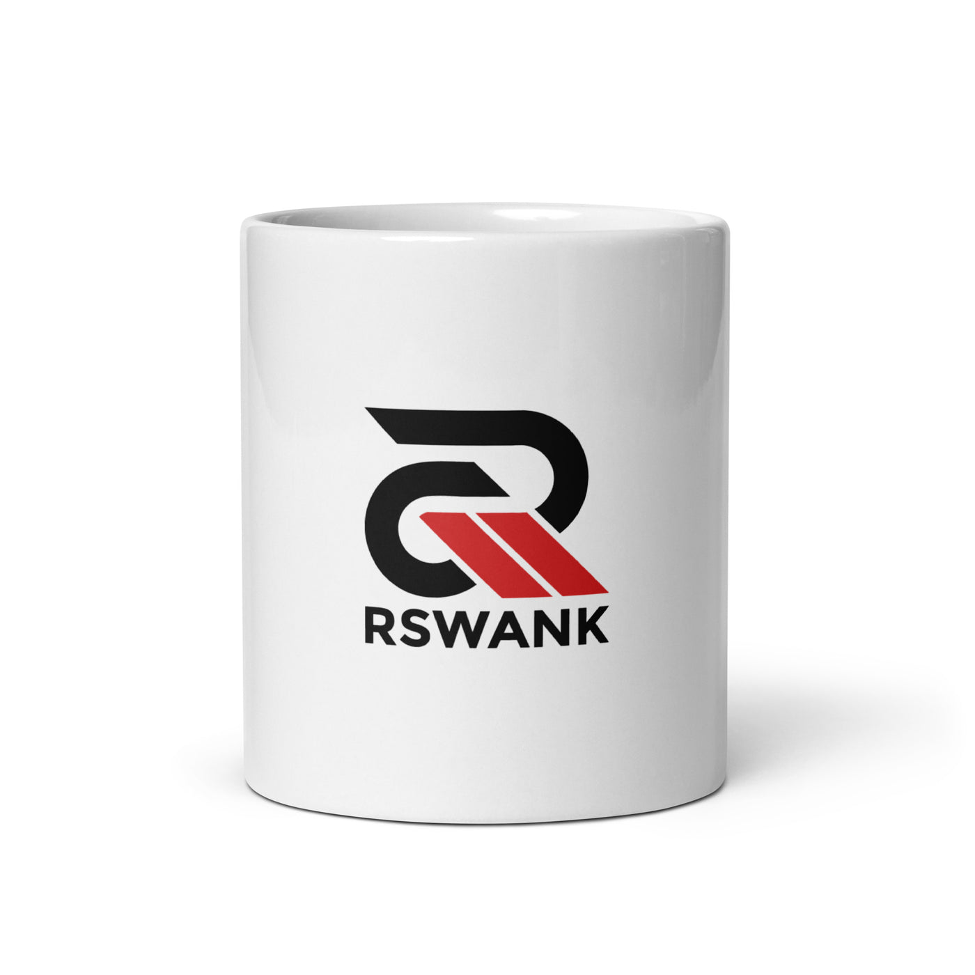 White glossy mug Rswank