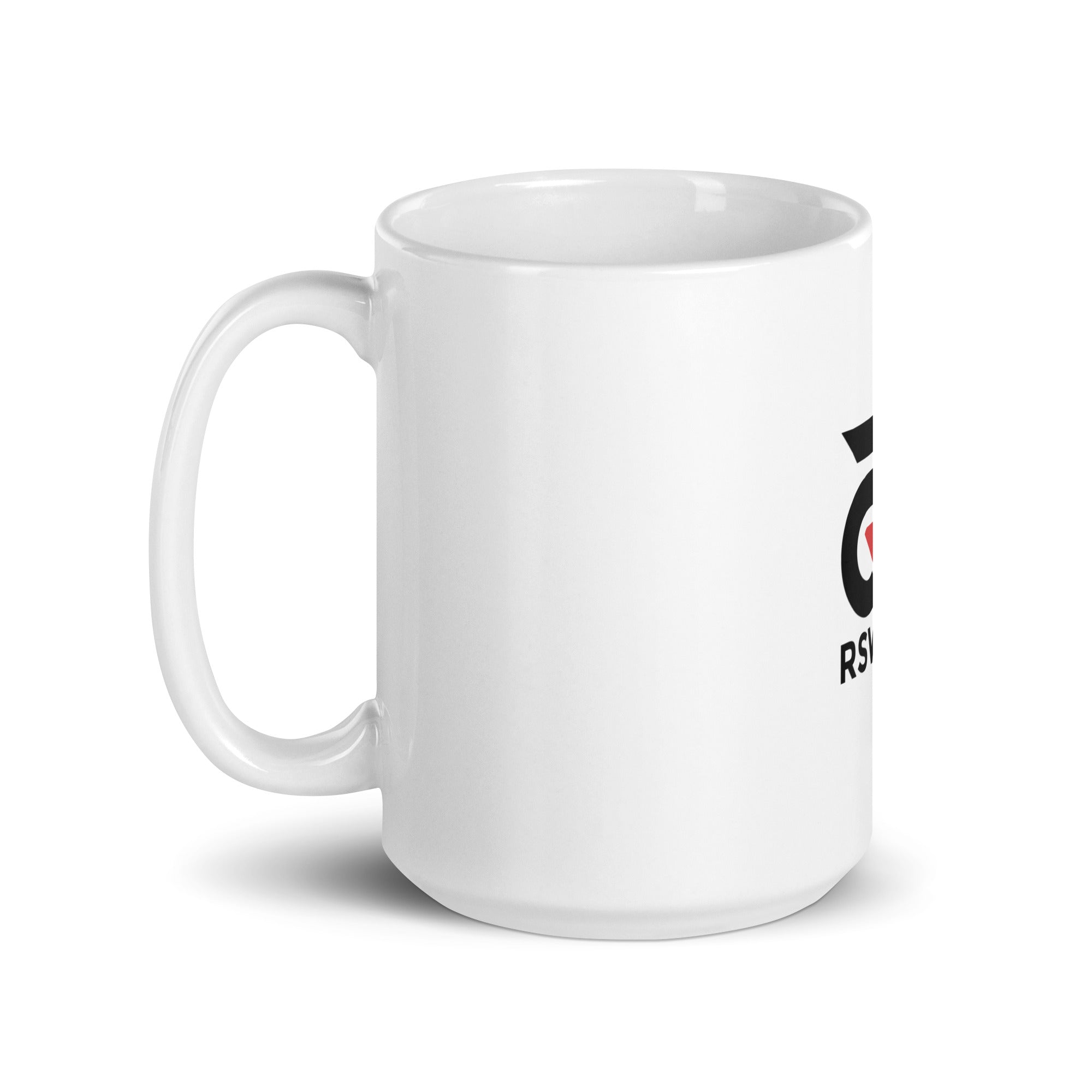 White glossy mug Rswank